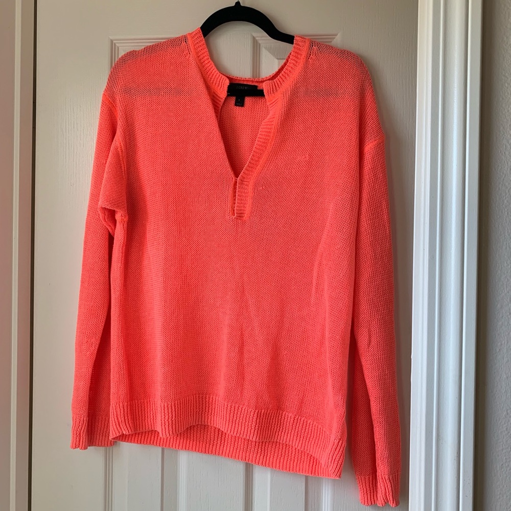 J. Crew Linen Summer Knit Sweater
